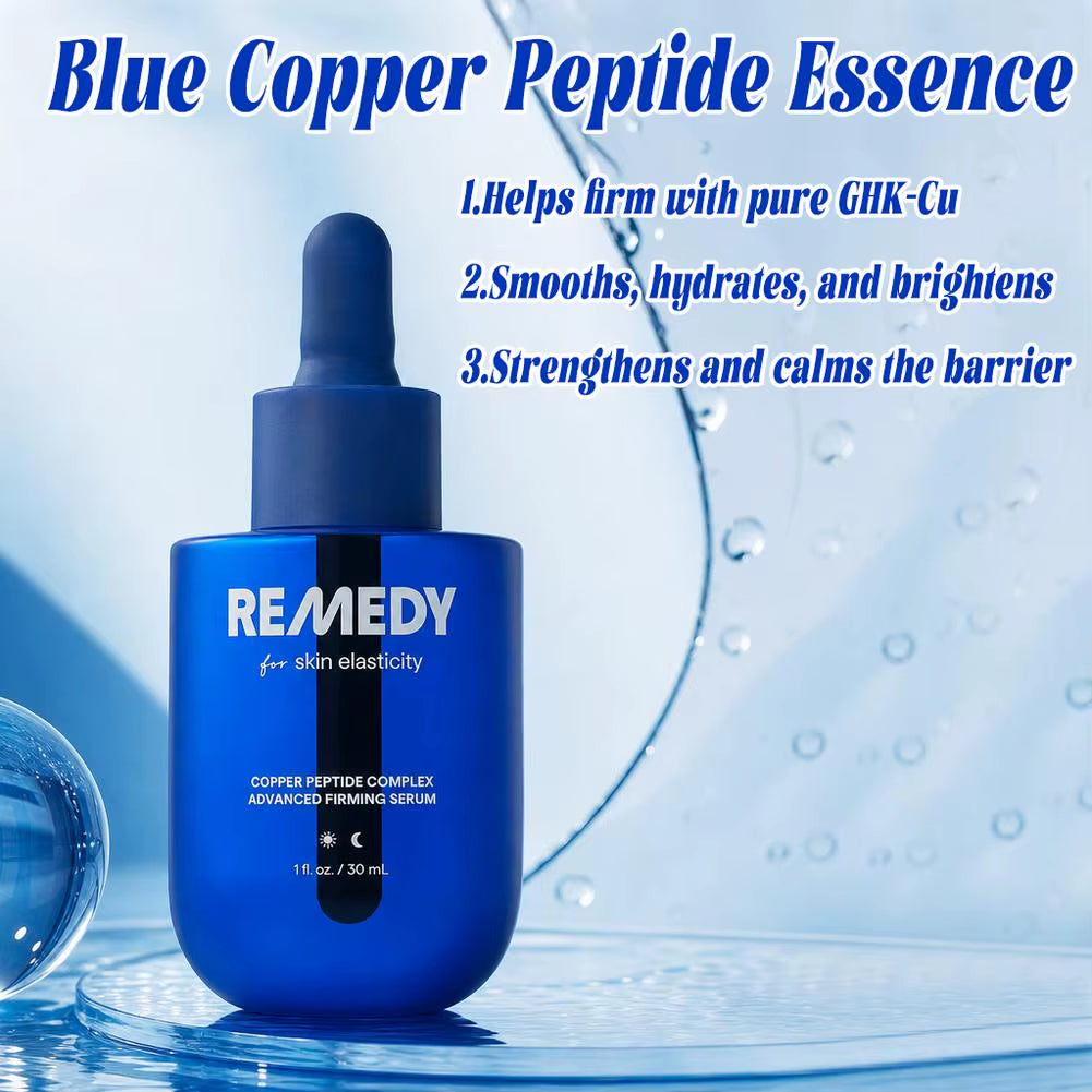 Revitalize Your Skin with the 30Ml Korea Brand Advanced Firming Serum - Copper Peptide Complex for Enhanced Elasticity and Deep Moisturization
